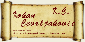 Kokan Čevrljaković vizit kartica